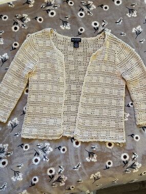 VTG Bay Studio crochet cardigan